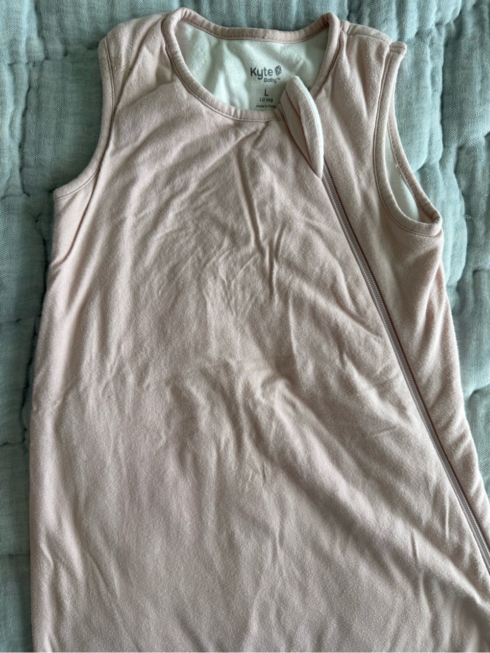 Kyte BABY Light Pink Sleeveless Sleep Sack Top